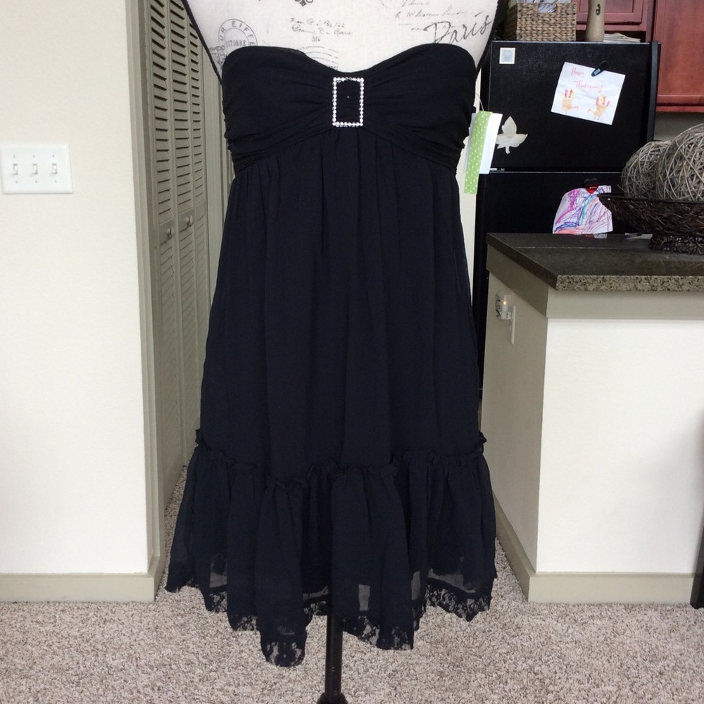 ⭐️ Black Tube Top Dress ⭐️